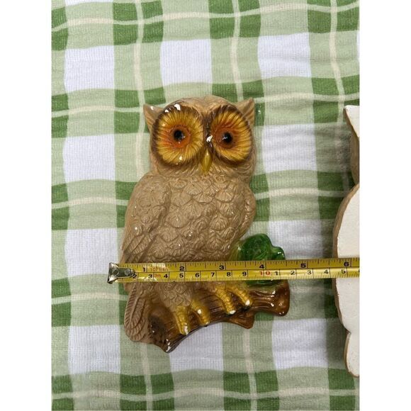 Vintage Chalk 1970s Owls - Picture 6 of 6